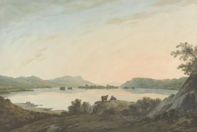 Lake Windemere von Calgarth mit Belle Isle von John Warwick Smith