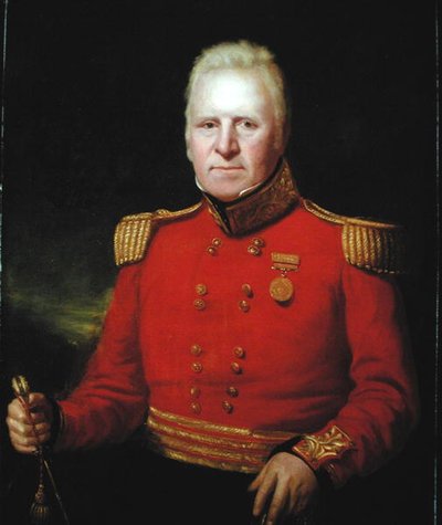 Porträt von Sir David Baird (1757-1829), der die Goldmedaille der Honorable East India Company aus der ägyptischen Kampagne von 1801 trägt von John Watson Gordon