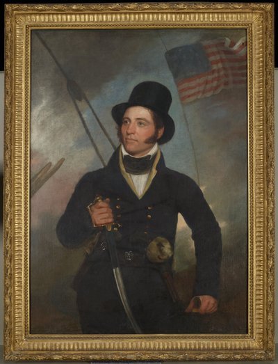 Porträt von Kapitän Samuel Chester Reid von John Wesley Jarvis