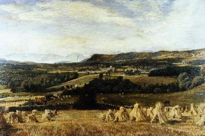 Cartmel Priory und Langdale Pikes von John William Buxton Knight