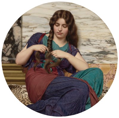 Eine angenehme Aufgabe von John William Godward