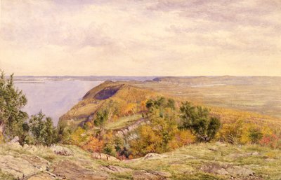 Blick vom High Tor, Haverstraw, New York, 1866 von John William Hill