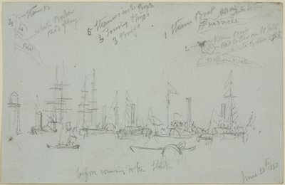 Hafenszene von John Wilson Carmichael