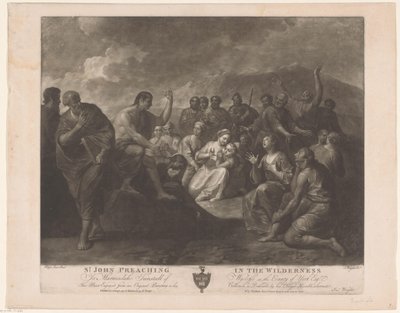 Predigt von Johannes dem Täufer von John Wright