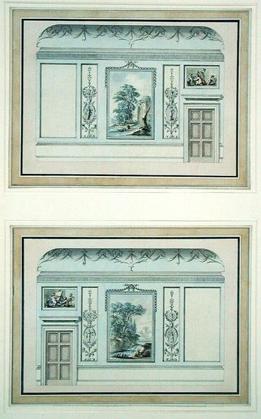Entwurf für Wanddekoration von John Yenn