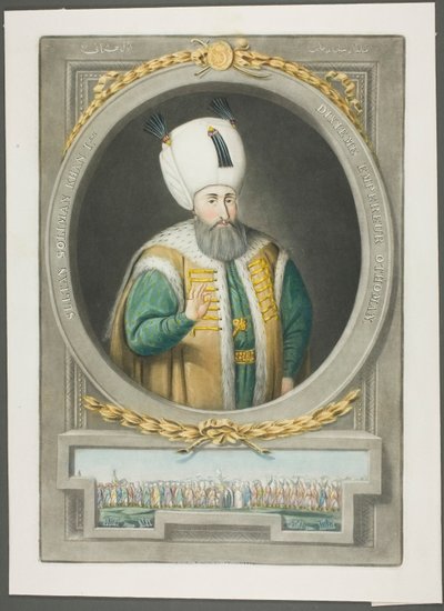 Soliman Kahn I, aus Porträts der Kaiser der Türkei von John Young