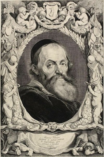 Porträt von Hendrik Goltzius von Jonas Suyderhoef