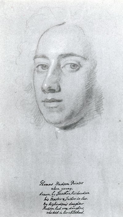Thomas Hudson (1701-79) von Jonathan Richardson