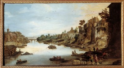 Ansicht des Tiber in Rom von Joos or Josse de The Younger Momper