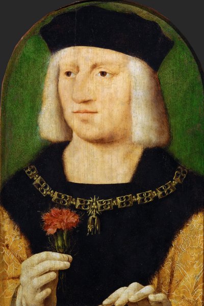 Frühe niederländische Kunst: Porträt von Kaiser Maximilian I. von Joos van Cleve