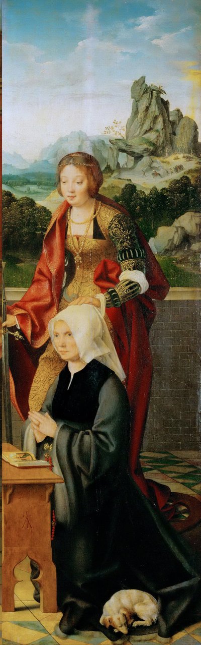 Mit Stifter (Flügelaltar, rechte Tafel) von Joos van Cleve