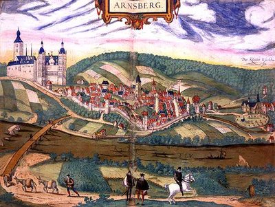 Karte von Arnsberg, aus 
