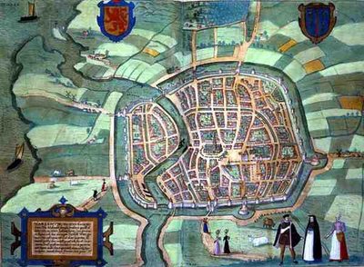 Karte von Haarlem, aus 