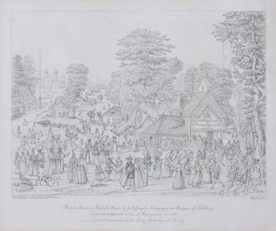 Fest in Horseydown um 1590 von Joris Hoefnagel