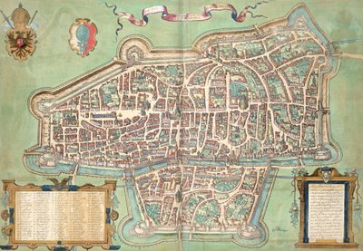 Karte von Augsburg, aus 