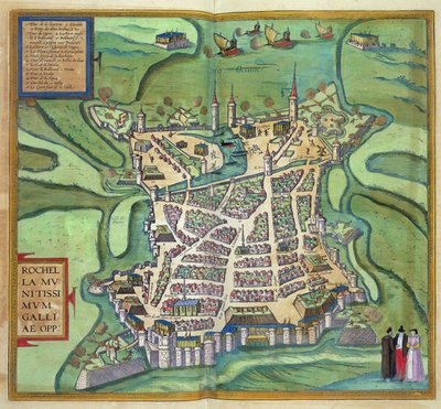Karte von La Rochelle, aus 