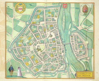 Karte von Maastricht, aus 