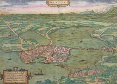Karte von Mantua, aus 