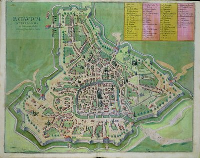 Karte von Padua, aus 