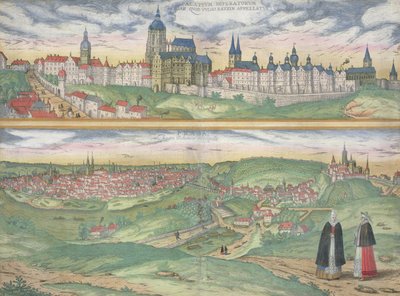 Karte von Prag, aus 