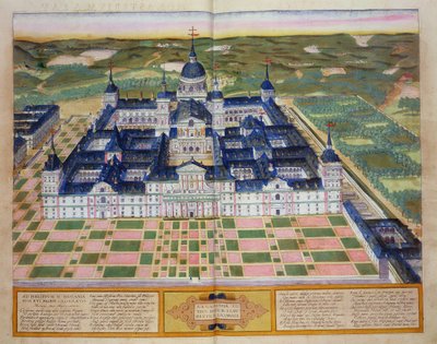 Plan des Klosters El Escorial, aus 