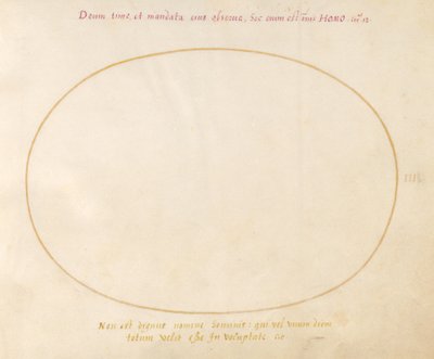 Tafel 3: Leeres Oval von Joris Hoefnagel