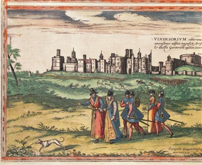 Ansicht von Windsor Castle, aus 