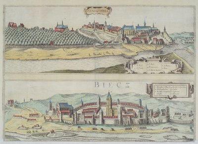 Ansichten von Sendomiria und Biecz, aus 