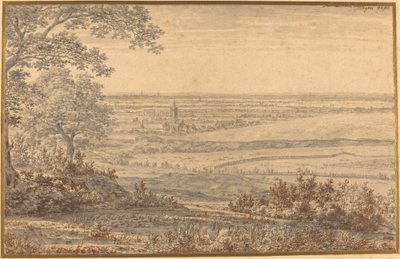 Weitläufige Landschaft vom Waldrand aus gesehen von Joris van der Haagen