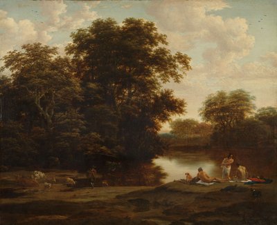 Landschaft mit Badenden von Joris van der Haagen or Hagen