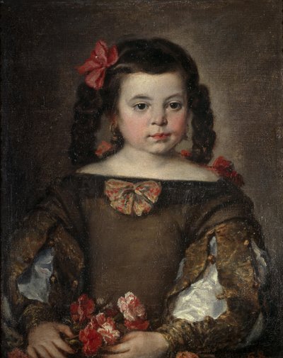 Porträt eines Mädchens von José Antolínez