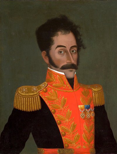 Porträt von Simón Bolívar, ca. 1823 von José Gil de Castro