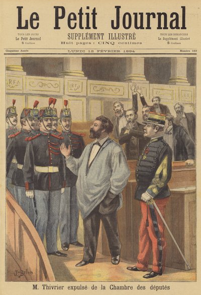 Ausweisung von Christophe Thivrier aus der Abgeordnetenkammer von Jose Belon