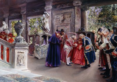 Der Kardinal besucht von Jose Gallegos Arnosa