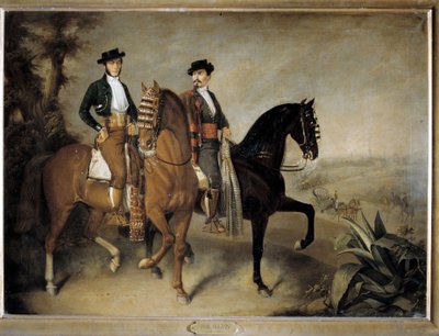 Die zwei Reiter, 19. Jahrhundert von Jose Roldan