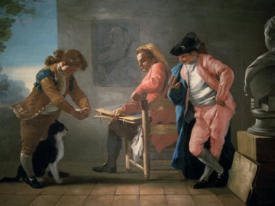 Das Atelier des Malers von Jose del Castillo