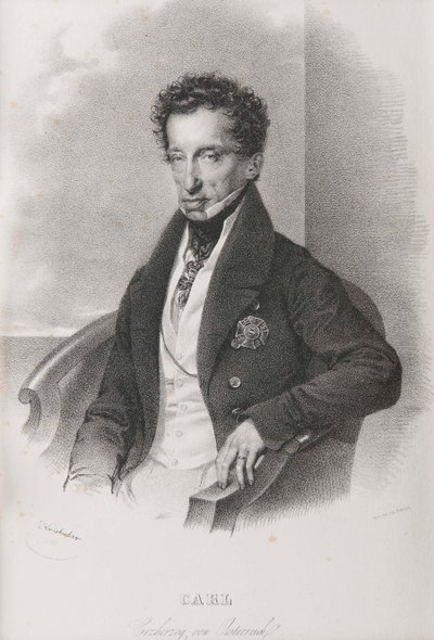 Erzherzog Karl von Österreich 1771-1847, Herzog von Teschen von Josef Kriehuber