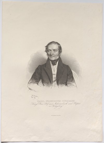 Karl Friedrich Burdach; Königl. Preuß. Hof- und Medicinalrath und Professor zu Königsberg von Josef Kriehuber