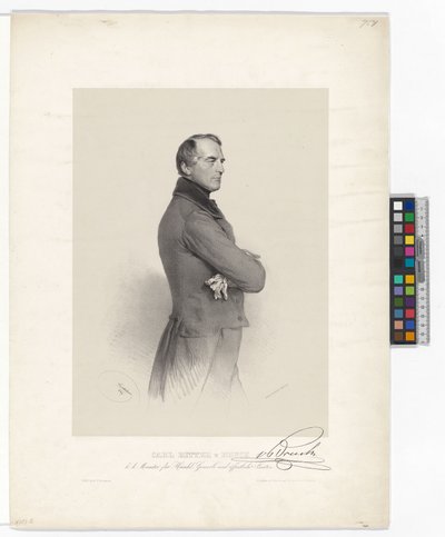 Karl Ludwig Freiherr von Bruck von Josef Kriehuber