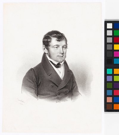 Matthias Trentsensky, Lithograph von Josef Kriehuber