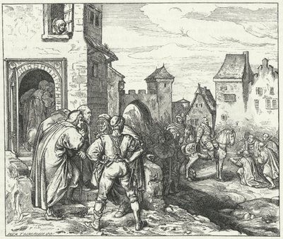Gustav II. Adolf von Schweden betritt München, 1632 von Josef Mathias Trenkwald