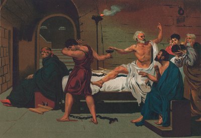 Der Tod des Sokrates von Josep or Jose Planella Coromina