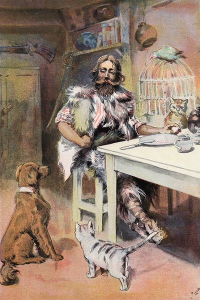 Robinson Crusoe: Ich bin wie ein König von Joseph (after) Finnemore