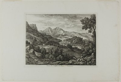 Schloss von Saint Stephan von Mezzo und Canturano von Joseph Anton Koch