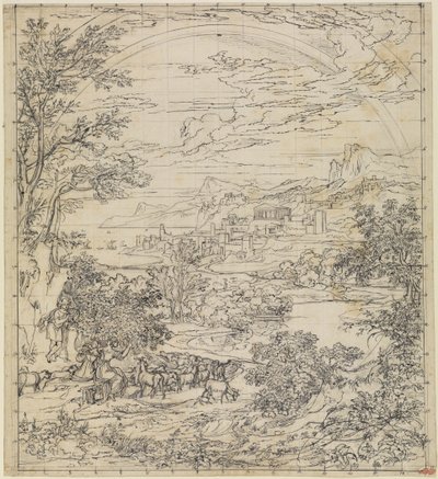 Heroische Landschaft mit Regenbogen von Joseph Anton Koch