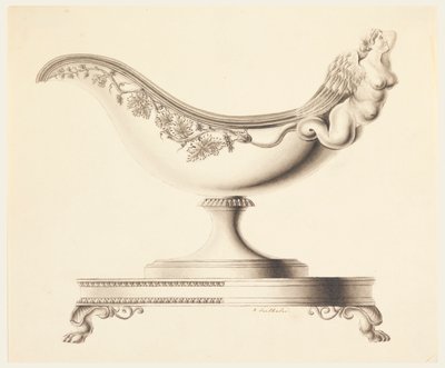 Entwurf für eine Sauciere von Joseph Anton Seethaler Ii