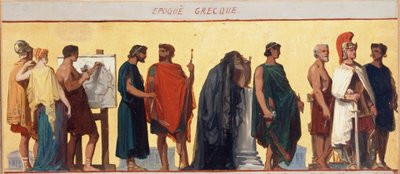 Griechische Periode: Skizze für den Salon der Jungenschule in der Rue Dombasle von Joseph Aubert