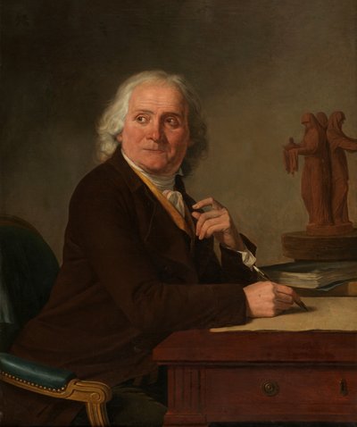 Porträt von Jean Durameau von Joseph Benoît Suvée