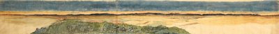 Skizze der Effekte der totalen Sonnenfinsternis, wie sie im Norden Spaniens gesehen wurde, 1860 von Joseph Bonomi