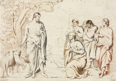 Christus und seine Jünger von Joseph Brett
